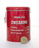 Swearing novelty fine tin money box