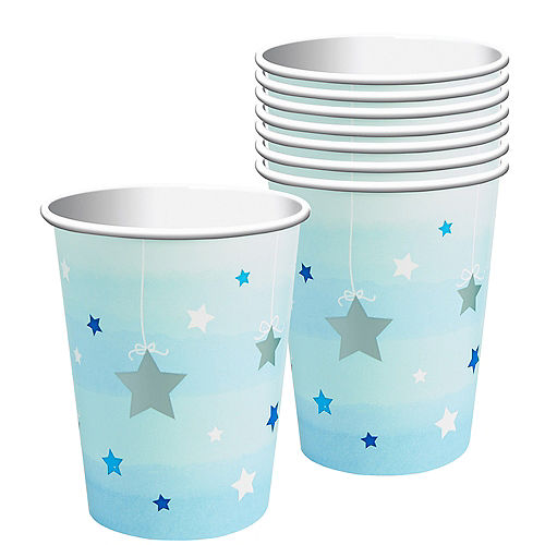 blue twinkle little star baby shower party cups