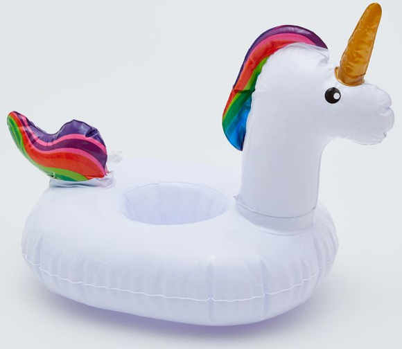 inflatable unicorn drink holder