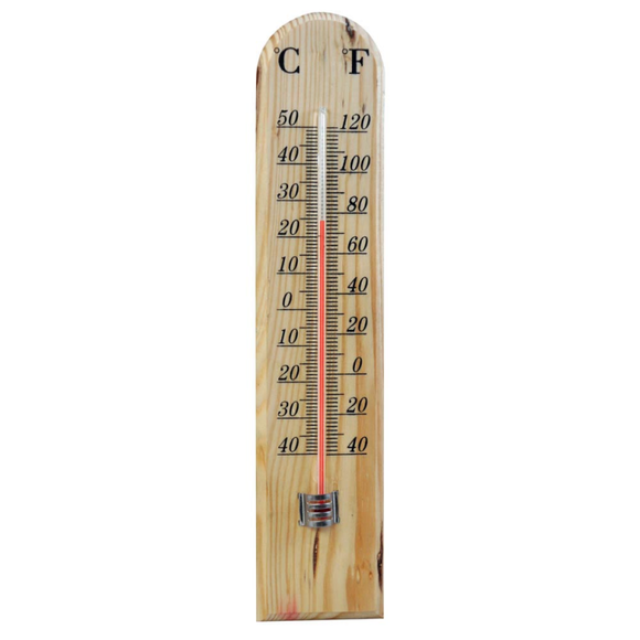 garden wooden thermometer